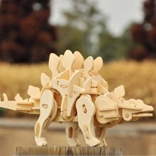 Mô hình gỗ lắp ráp 3D Robotic Stegosaurus (Khủng Long Kiếm) - Robotime  D440