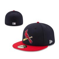 Mlb chất lượng cao The St. Louis CardinalsTeam Fit Hat Mũ nam nữ Full Closed Mũ thêu thể thao thông thường