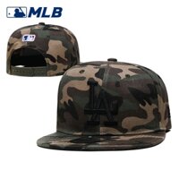 Mlb Mũ Lưỡi Trai Thêu Chữ LOS ANGELES DODGERS Phong Cách Hiphop