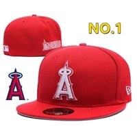 MLB Mũ Lưỡi Trai Thêu Chữ Los Angeles Angels Có Vành Phẳng 1j0P