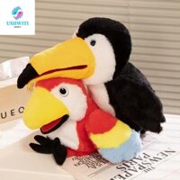 Mlinx Toucan Tay Con Rối Sang Trọng Đồ Chơi, Điều Khiển Tay Vẹt Hói Đại Bàng Hoạt Hình Con Rối Tay, Con Công Dễ Thương Lông Tơ Búp Bê Nhồi Bông Mô Phỏng Toucan Tay Búp Bê Quà Tặng Sinh Nhật