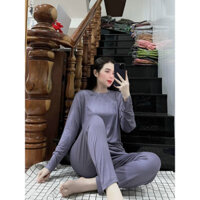 MM Đồ bộ ủ kem thun dẻo siêu mát mịn (40-68kg)