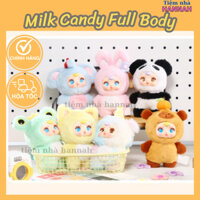 MM Milk Candy Lovely Full Body Blind box Gấu Bông Chính Hãng, Hộp Mù Thú Bông Treo Túi