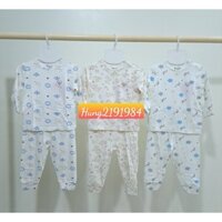 (MM3-4y) Bộ dài tay cài vai Mommom cho bé trai và gái từ 3 đến 4 tuổi