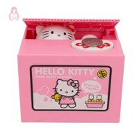 [Mmbb] Hello Kitty Piggy Bank Sanrio Nhân Vật Hành Động Anime Hoạt Hình KT Mèo Trộm Đồng Xu Heo Đất Tiền An Toàn Sinh Nhật Trẻ Em Quà Tặng OHG