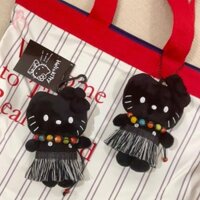 [Mmbb] Hoạt Hình Sanrio Sang Trọng Đồ Chơi Búp Bê Da Đen Dễ Thương Phong Cách Dân Tộc Hello Kitty Móc Khóa Túi Mặt Dây Chuyền Ba Lô Trang Trí Trái Tim Nữ Tính Quà Tặng OHG