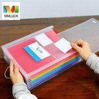 Mmluck A4 Thư mục tập tin, Kẹp nộp hồ sơ Bộ sắp xếp tập tin Archivador, Văn phòng phẩm Nhiều màu sắc Chống nước dọc Hộp đựng tài liệu Giấy