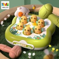 Mmluck Baby mole Hammer Whack Toy, Trò chơi búa đập bằng nhựa, Đồ chơi phát triển giác quan Tương tác âm thanh với búa Đồ chơi hoạt hình cho bé tập đi