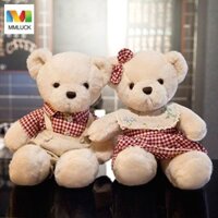 Mmluck Gấu Đồ Chơi Sang Trọng, Váy Mặc Búp Bê Gấu Sang Trọng, Hoạt Hình Mềm Mại Thú Nhồi Bông Dễ Thương Gối Trẻ Em Quà Tặng