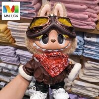 Mmluck Labububudu Kính Thời Gian, Trang Phục Thường Ngày Khăn Labubububu, Trang Phục Đồ Chơi Đáng Yêu Thoáng Mát Thời Trang Búp Bê Kính Mắt Bé Trai Bé Gái Đồ Chơi