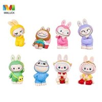 Mmluck Labububugu Hình Búp Bê, Màu Kẹo Mini Labububucu Nhân Vật Hành Động, Anime Đáng Yêu Mô Phỏng Hoạt Hình Dễ Thương Tượng Labubububu