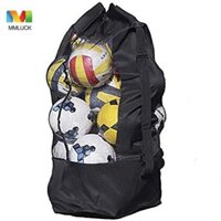 Mmluck Lưới Bóng Túi Vải Oxford Dây Rút Bóng Túi Đeo Vai Bóng Rổ Túi Bảo Quản Cực Lớn Chống Thấm Nước Bóng Đá Mang Bao