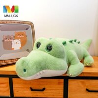 Mmluck Thú Nhồi Bông Hình Cá Sấu Màu Xanh Lá Cây Đồ Chơi Quà Sinh Nhật