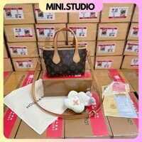 mni.studio Túi xách nữ cầm tay eo vì 2 quai đeo chéo Lv nam châm Túi xách nữ LV túi da xịn hàng đẹp