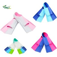 Mntt Bơi Ngắn Vây Màu Cầu Vồng Silicon Lặn Bộ Nhiều Màu Sắc Cho Người Mới Bắt Đầu Lặn Flippers