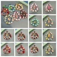 Mntt Flocking Crybaby Key Ring Màu Kẹo Sáng Tạo