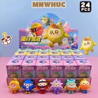 Mnwhuc 24 Cái / hộp, Hộp Capybara Sanrio, có Dây Xích Bradde Cinnamoroll Hello Kitty Móc Khóa Trẻ Em