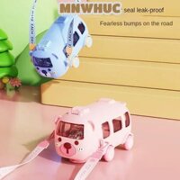 Mnwhuc 500ML Bình Nước, Đồ Uống Đồ Chơi Dễ Thương Xe Sippy Cup, Mùa Hè Dung Tích Lớn Có Dây Đeo Vai Cốc Nước Sáng Tạo Ngoài Trời