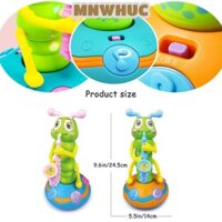 Mnwhuc Đồ chơi nhảy múa Saxophone, Đồ chơi giáo dục sớm cho trẻ em Saxophone Rocking Twister Đồ chơi khiêu vũ, Đồ chơi nhảy múa bò ngộ nghĩnh