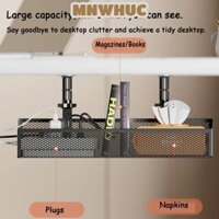 Mnwhuc Dưới Giá Để Đồ, Kệ Khay Quản Lý Cáp Thép Carbon, Phụ Kiện Bảo Quản Dưới Bàn Làm Việc Không Khoan Bàn Dây Sắp Xếp