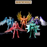 Mnwhuc Thánh Seiya Hình, Shiryu 19CM Anime Hình, Búp Bê Nhật Bản Hyoga Seiya Phoenix Ikki Bộ Sưu Tập Trang Trí
