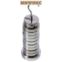 Mnwhuc Trọng lượng có thể tháo rời, Bộ trọng lượng có rãnh bằng đồng thau cao cấp màu bạc, Chất lượng cao có móc treo & Khoa học tổng hợp