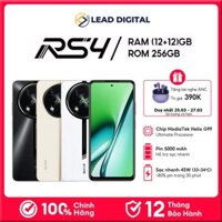 [MỞ BÁN 20.01] Điện Thoại Itel RS4 12/256GB | NFC | 5000 mAH | 120Hz | Sạc Nhánh & Nhanh 45W| BH 12T