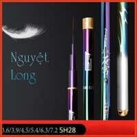 [Mở Bán] Cần câu tay cao cấp Nguyệt Long Sharp 5H ánh tím, Có Bán Lóng Thay thế Bắt Cá Đi Câu Fishing Câu Cá Fish