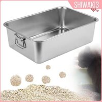 Mở bề mặt mịn di động cho mèo lớn Hộp cát vệ sinh cho mèo cưng S