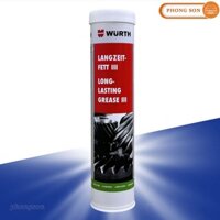 Mỡ bò bôi trơn Wurth cao cấp nhóm 3 chịu tải nặng (Long life grease III)