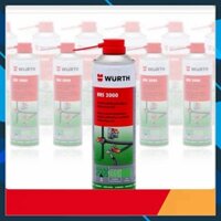 Mỡ bò nước dạng xịt bôi trơn chịu nhiệt Wurth HHS 2000 500ml