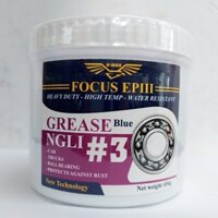 [MỠ BÒ XANH CHỊU NHIỆT CAO - KHÁNG NƯỚC] FOCUS EPIII GREASE BLUE NGLI#3 454 GAM
