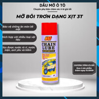 Mỡ Bôi Trơn Dạng Xịt 3T Chain Lube🔥 Freeship 🔥 Mỡ Bò Bôi Trơn Chịu Nhiệt Chống Mài Mòn Có Vòi Xịt Tiện Lợi  - DMOTVN