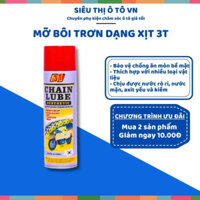 Mỡ Bôi Trơn Dạng Xịt 3T Chain Lube🔥 Freeship 🔥 Mỡ Bò Bôi Trơn Chịu Nhiệt Chống Mài Mòn Có Vòi Xịt Tiện Lợi  - STOTVN