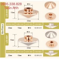 mỏ cắt cho máy cắt laser fiber