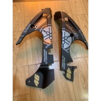 mỏ cày xe exciter 150 màu đen nhám lo go YAMAHA