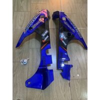 mỏ cày xe exciter 150 màu xanh tem đen