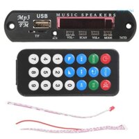 Mô Đun Bảng Mạch Giải Mã MP3 MP3 12V USB FM Aux Cho Xe Hơi