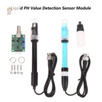 Mô-đun cảm biến phát hiện giá trị PH lỏng TWE Đầu dò điện cực PH Loại sạc Đầu nối BNC Bộ điều khiển PH Đồng hồ đo cho bể cá VN