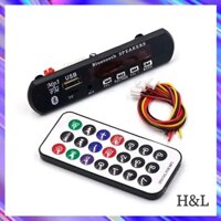 Mô đun giải mã âm thanh Bluetooth không dây 5V 12V MP3 WMA cho xe hơi H&L