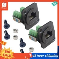 Mô-đun Máy Tính Nhựa + Kim Loại Phụ Kiện Điện Tử Hình D RJ45 Siêu Loại 5 Dây CAT5E Mạng 86 Bảng 1U Giá Bảng Điều Khiển Mô Đun