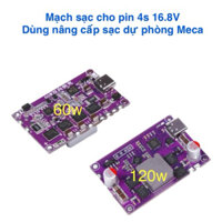 Mô-Đun sạc nhanh Type C  2 chiều 60W/100w/120w - 4S Lithium Battery - Nâng cấp sạc dự phòng cho box Meca 8/16/24 Cell