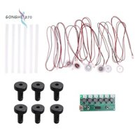 Mô-đun tạo độ ẩm DIY Kit Bảng điều khiển phun sương siêu âm Máy phun sương Trình điều khiển bảng mạch 6 vòi phun