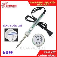 Mỏ hàn chì chỉnh nhiệt độ 60W No.907 Tặng cuộn chì loại tốt