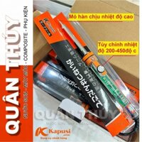 Mỏ hàn chì, hàn thiếc Kapusi Japan, CÓ CHỈNH NHIẾT CAO CẤP 80W, 450 độ C, nhanh lên nhiệt