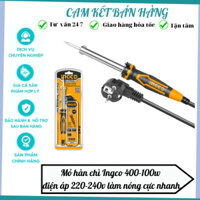 Mỏ hàn chì INGCO 40-100W mỏ hàn điện, nhựa thông, thiếc, làm nóng cực nhanh điện 220-240v