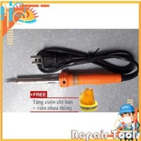 Mỏ hàn chì - Mỏ hàn thiếc 60W Asaki Ak-9040 - Tặng 1 cuộn thiếc và 1 hộp nhựa thông