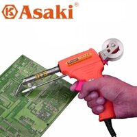Mỏ hàn điện tử dạng súng, tự động đẩy thiếc Asaki AK-9095 60W - Nóng nhanh, mối hàn đẹp - Tặng thiếc & nhựa thông