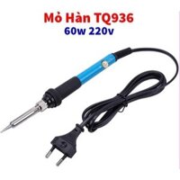 Mỏ hàn thiếc điều chỉnh nhiệt độ, máy hàn chì mini, mỏ hàn tq936 60w 220v và phụ kiện hàn, thiếc hàn, bộ mũi hàn, kệ hàn