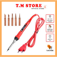 Mỏ hàn thiếc, hàn chì 80W cao cấp màn hình LCD hiển thị nhiệt, thiết kế cảm biến nhiệt độ và làm nóng nhanh TM Store